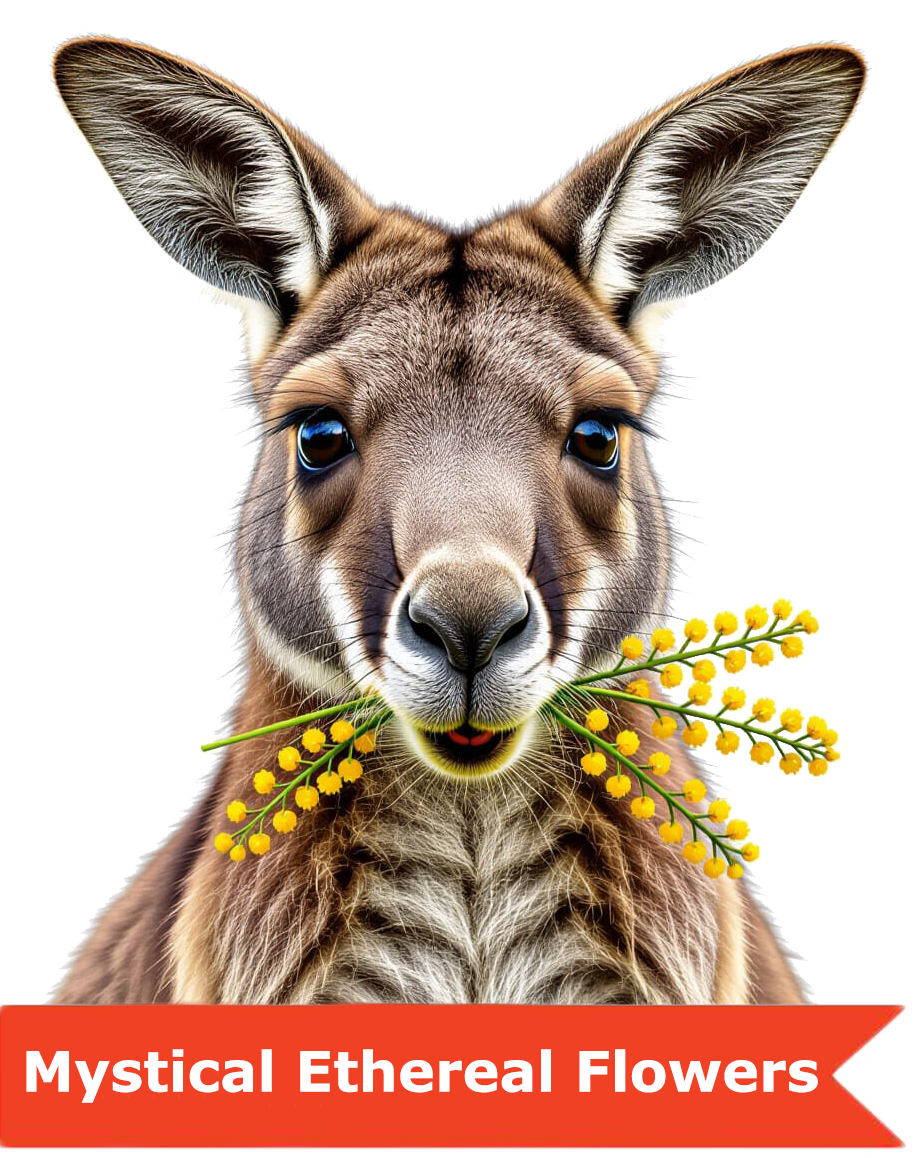 Kangaroo with Wattle